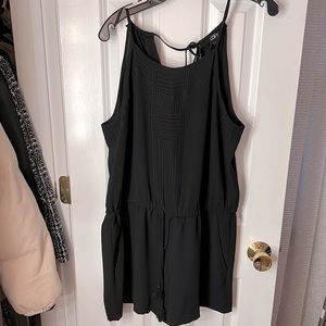 Loft black romper